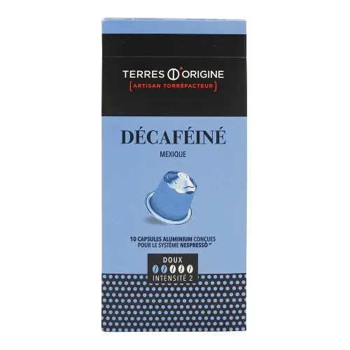 10 CAPSULES ALU DECAFEINEES A LEAU 55g