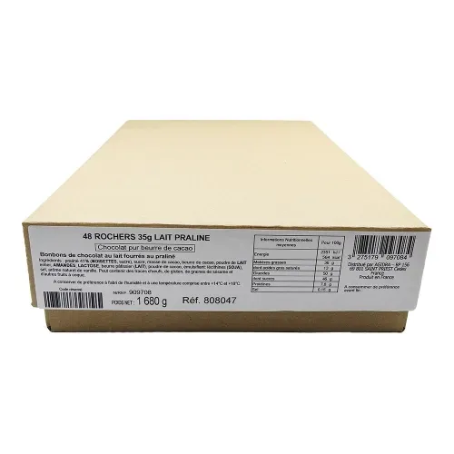ROCHERS 35G LAIT PRALINE NOISETTES STAND
