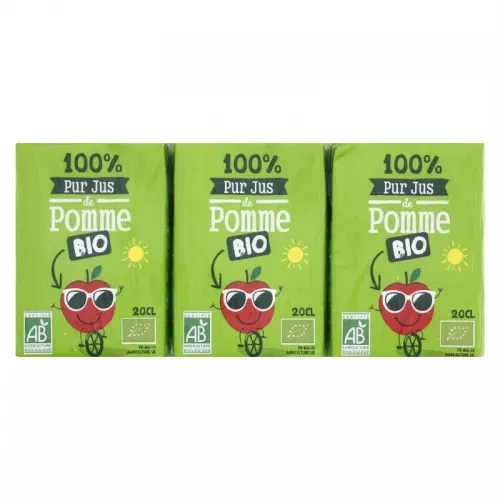 PJ DE POMME BIO 20CL x 6