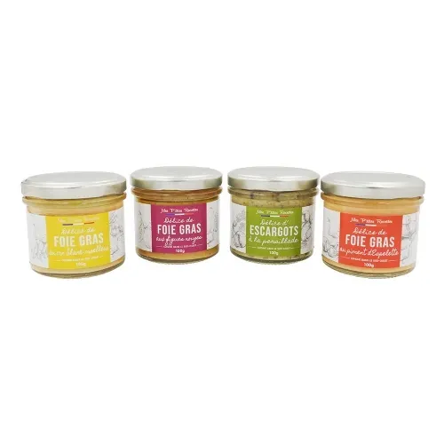 DELICE FOIEGRASDE CANARD AU PIMENTD'ESPELETTE100GR