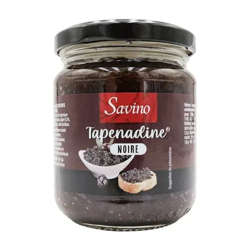 TAPENADINE  NOIRE 190Gr SAVINO