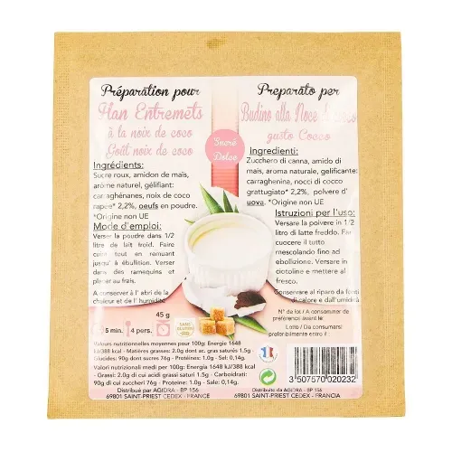 FLAN NOIX DE COCO 45 GR