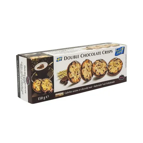 GALETTES SUEDOISES DOUBLE CHOCOLAT 150GR