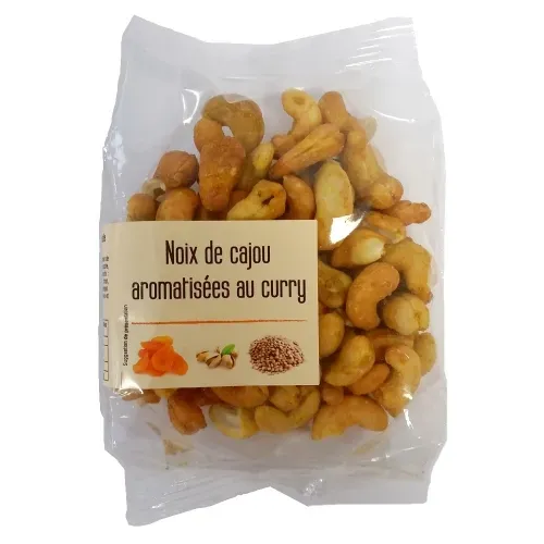 NOIX CAJOU GS AROMATISEE CURRY sch 150 gr