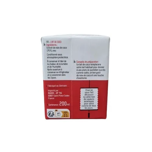 LAIT DE COCO TETRA CHAO'AN 200ml
