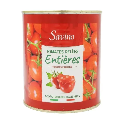 TOMATES ENTIERES PELEES AU JUS ITA 480gr
