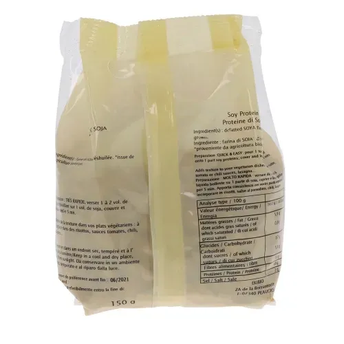 PROTEINES DE SOJA GROS BIO 150GR IDENAT