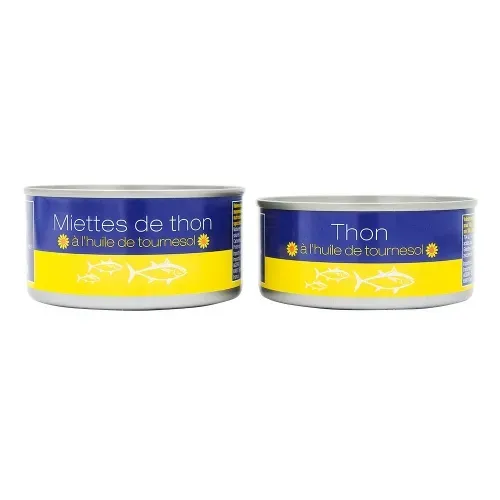 THON ENTIER HUILE 1/5  104GR