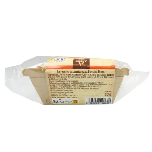 GAUFRETTES COMTE POIVRE 50G