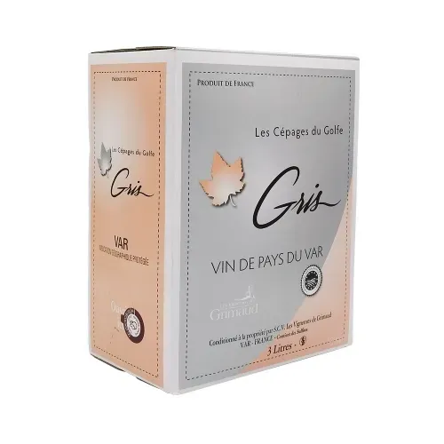 VIN ROSE IGP VAR CEPAGES GRIS BAG IN BOX 3L