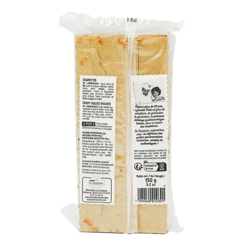CIGARETTE NATURE  BARQUETTE 150G
