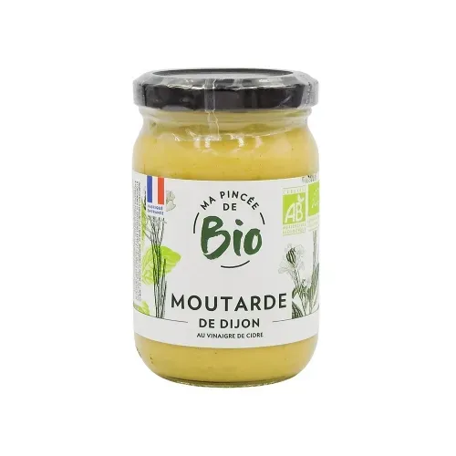 MOUTARDE DE DIJON BIO 200 GR