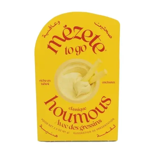 HOUMOUS CLASSIQUE ET GRESSINS MEZETE PN: 81 GR