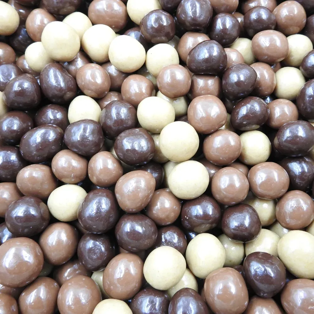 NOISETTES ENROBEES 3 CHOCOLATS 8KG