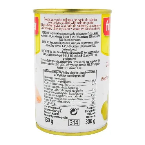 OLIVE FARCIE A LA PATE DE SAUMON 300GR