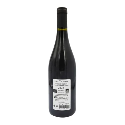 IGP VIN BIO RGE MED SS SULFITE AJT LES TAVANS 75CL