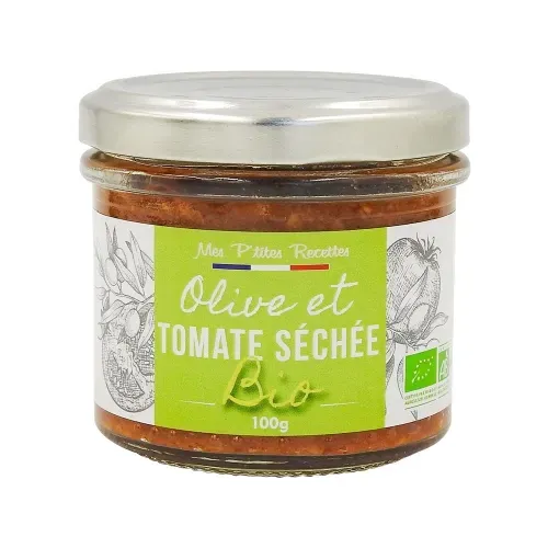 TARTINABLE BIO OLIVES TOMATES SECHEES 100GR