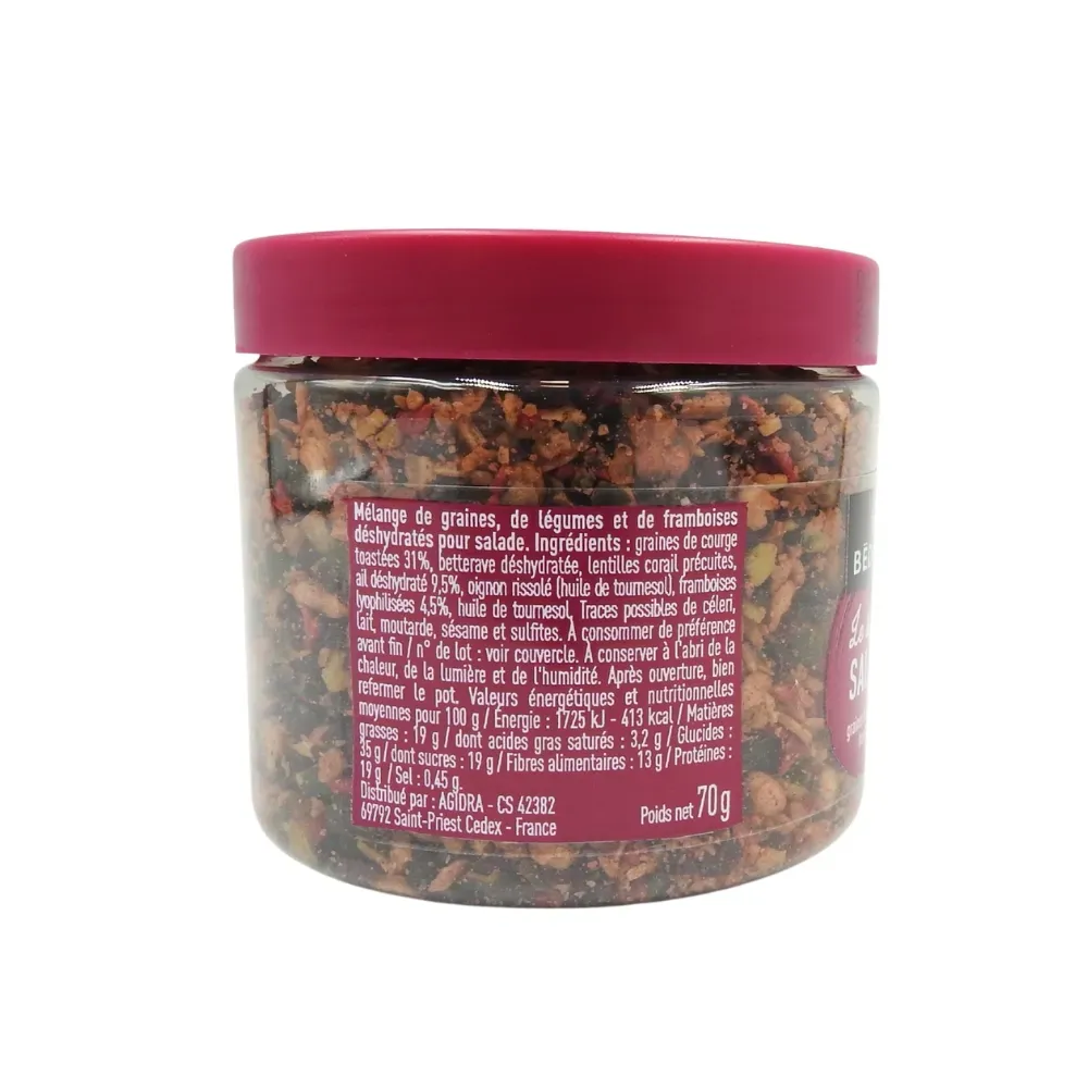 MELANGE SALADE TOPPING POT PET 70gr Bédros/CT 12