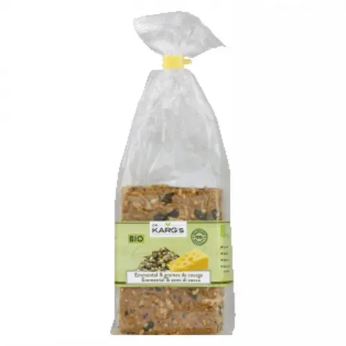 CRACKER BIO FROMAGE ET GRAINES DR KARG'S 200 GR