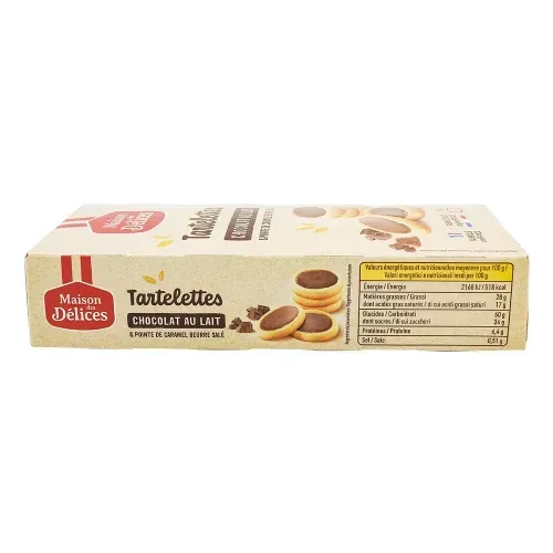 TARTELETTE CHOCOLAT CARAMEL 125GR 