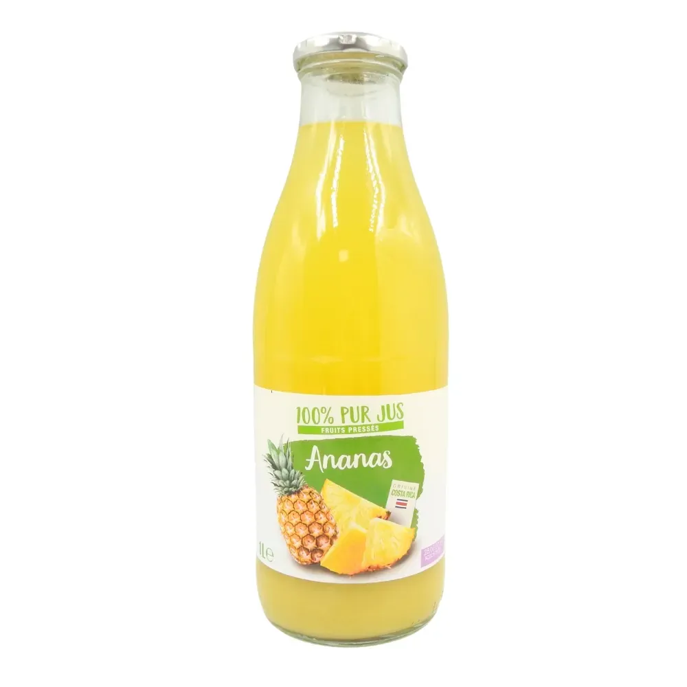 PUR JUS ANANAS COSTA RICA 1L VERRE
