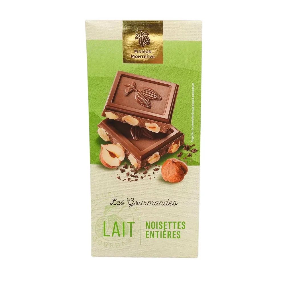 TAB CHOC LAIT NOISETTE 200G