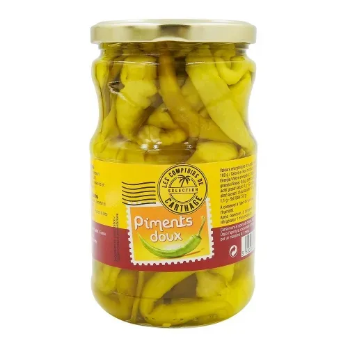 PIMENTS DOUX 720ML. LES COMPTOIRS DE CARTHAGE