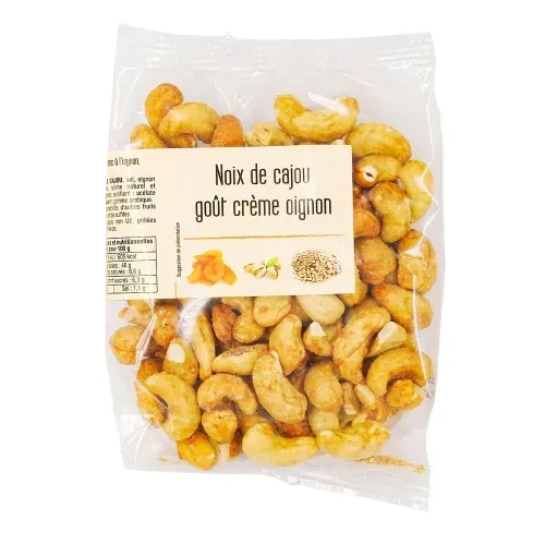 NOIX CAJOU CREME OIGNON GS AROMATISE sch 150 gr