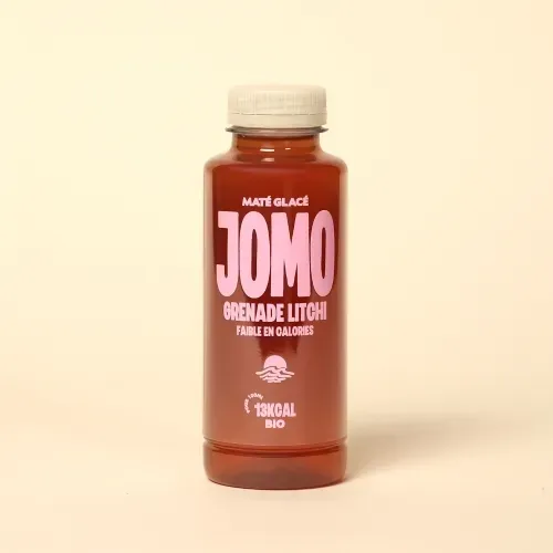 BOISSON BIO JOMO MATE GRENADE LITCHI 35CL