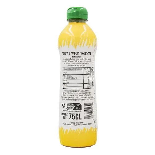 SIROP DE TROPICAL PET 75CL