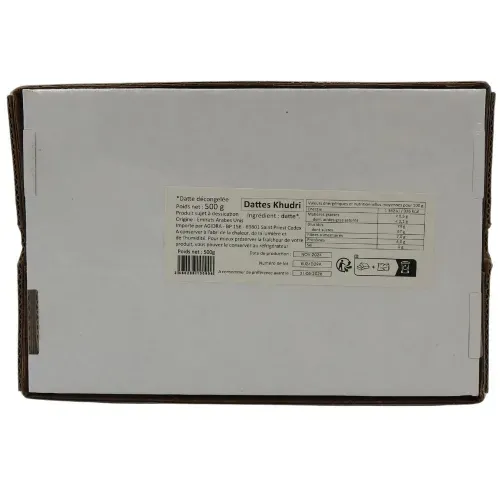 DATTES KHUDRI BARARI 500GR