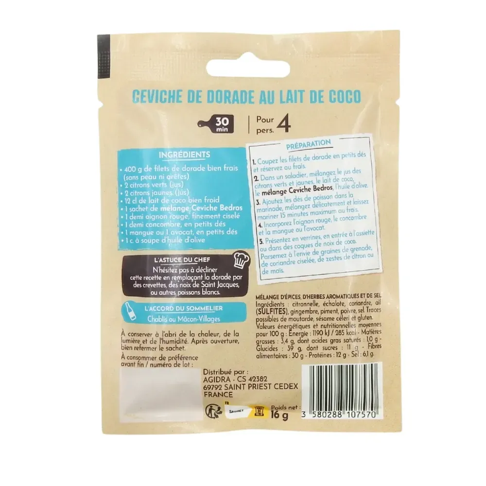 MELANGE CEVICHE sachet découverte 16GR 
