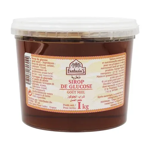 SIROP GLUCOSE PARFUME AU MIEL POT 1KG