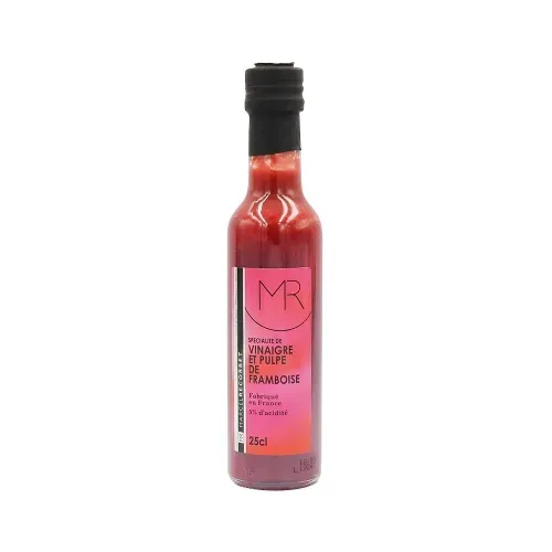 VINAIGRE A LA PULPE DE FRAMBOISE 25CL