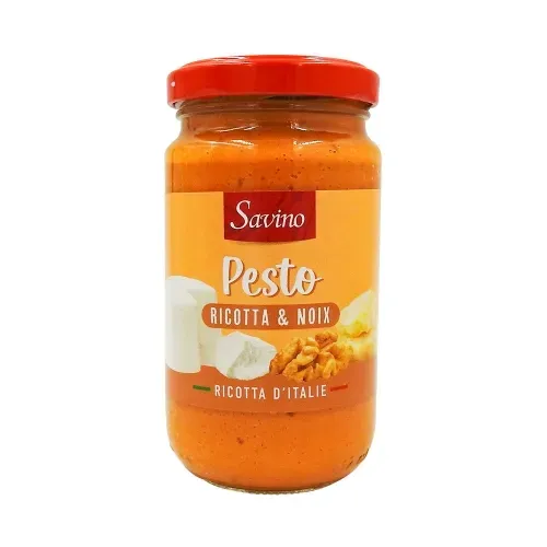 SAUCE PESTO RICOTTA NOIX SAVINO 190G