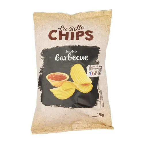 CHIPS ONDULEES BBQ 120G