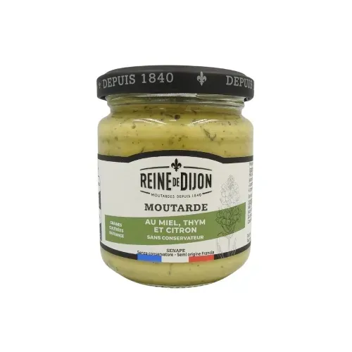 MOUTARDE MIEL THYM CITRON 200GR