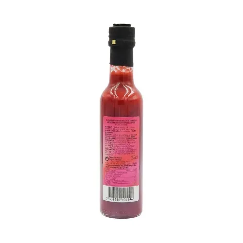 VINAIGRE A LA PULPE DE FRAMBOISE 25CL