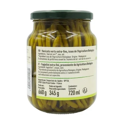 HARICOTS VERTS EXTRA FIN BIO MADAGASCAR 720 ML