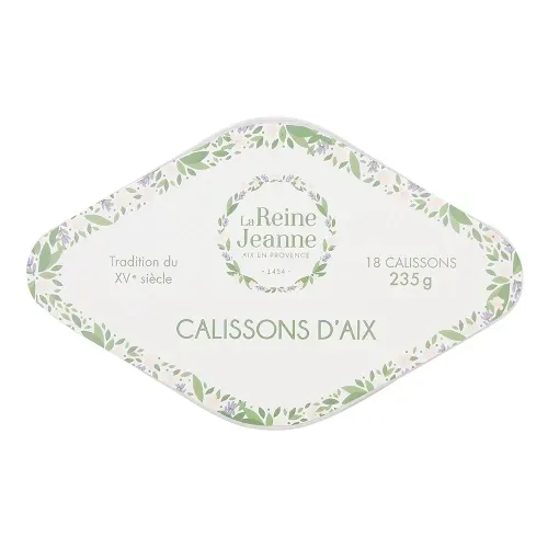 BOITE LOSANGE CALISSONS D'AIX 235G REINE JEANNE