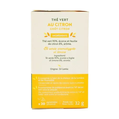 RENUTE THE VERT CITRON 20 PYRAMIDES