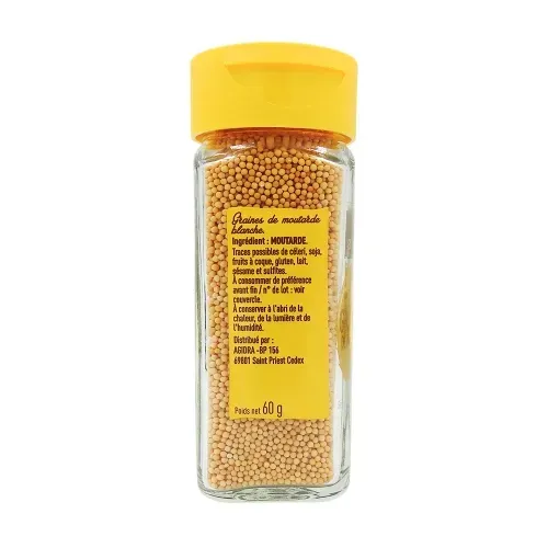 FLACONS 60g MOUTARDE GRAINES BEDROS