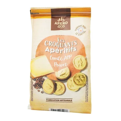 BISCUITS CROQUANTS COMTE POIVRE 100G