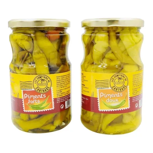 PIMENTS DOUX 720ML. LES COMPTOIRS DE CARTHAGE