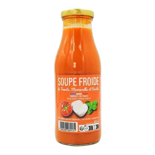 SOUPE FROIDE TOMATE MOZZA BASILIC 48 CL