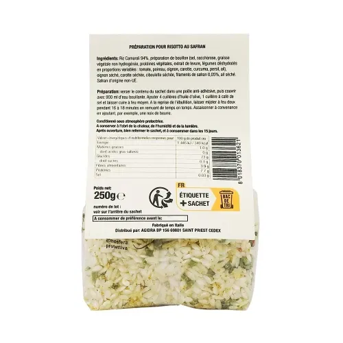 RISOTTO AU SAFRAN 250G