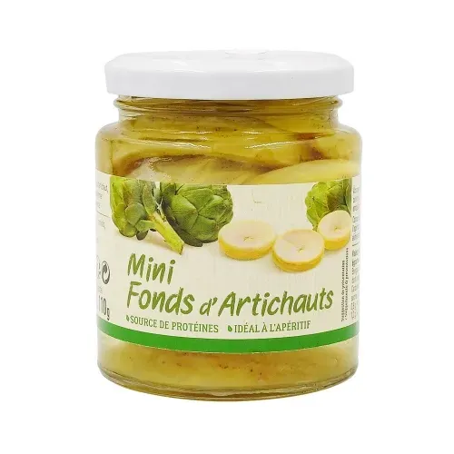 MINI FONDS D'ARTICHAUTS BOCAL 220 GR