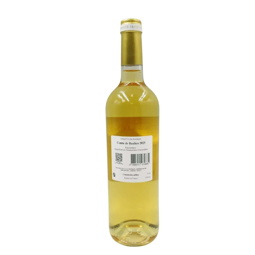 AOP VIN BLANC SAUTERNES COMTE DE BAULIEU 75CL
