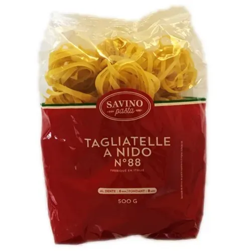 PATES TAGLIATELLES A NIDO 500 GR SAVINO PASTA N°88