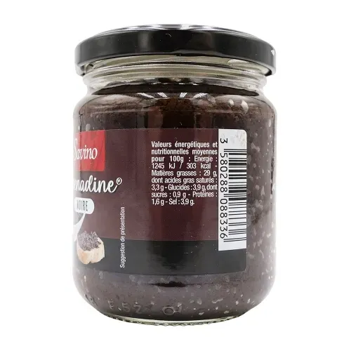 TAPENADINE  NOIRE 190Gr SAVINO